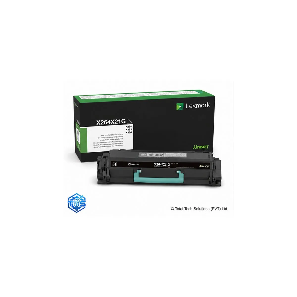 Lexmark X264, X363, X364 Black High-Yield Toner Cartridge
