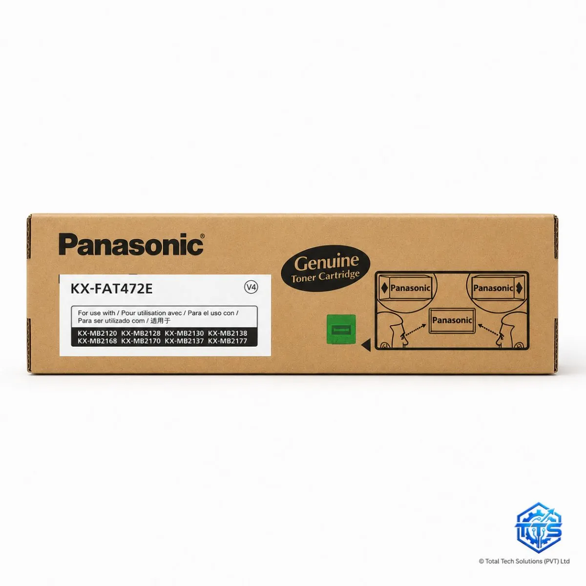 Panasonic KX-FAT472E Original Black Toner Cartridge, image 2