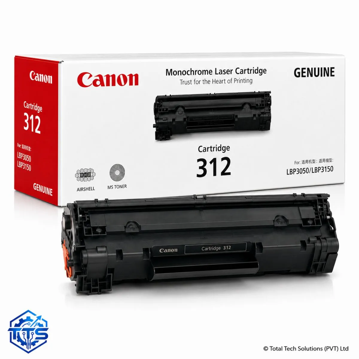 Canon Cartridge 312 Original Black Toner Cartridge, image 4