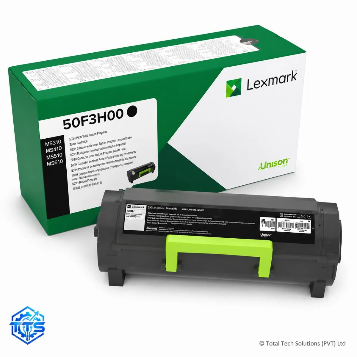 Lexmark MS310 / MS410 / MS510 / MS610 Toner Black 5000 Page 50F3H00, image 2