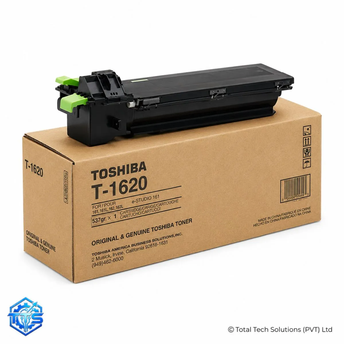 Toshiba T-1620 Original Black Toner Cartridge for e-STUDIO 161, image 4