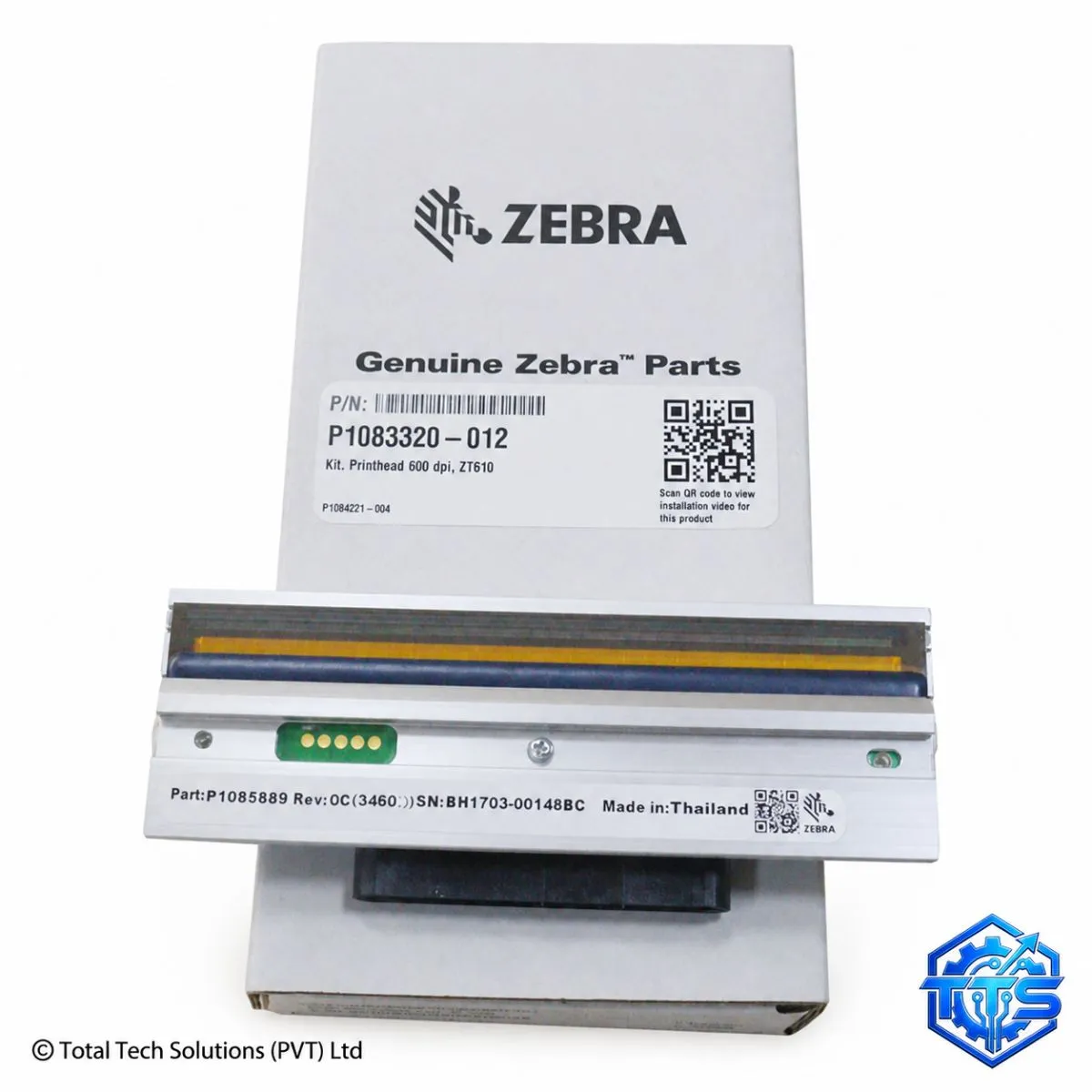 Zebra ZT610 / ZT610R 203dpi Genuine OEM Thermal Printhead Kit - P1083320-010