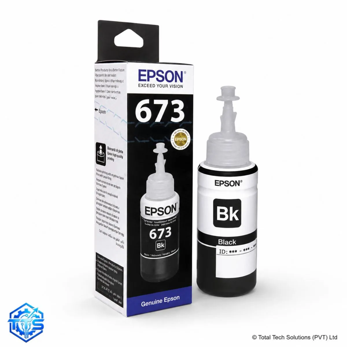 Epson T6731 Black Original Ink Bottle for L800/L805/L850/L1800, image 2