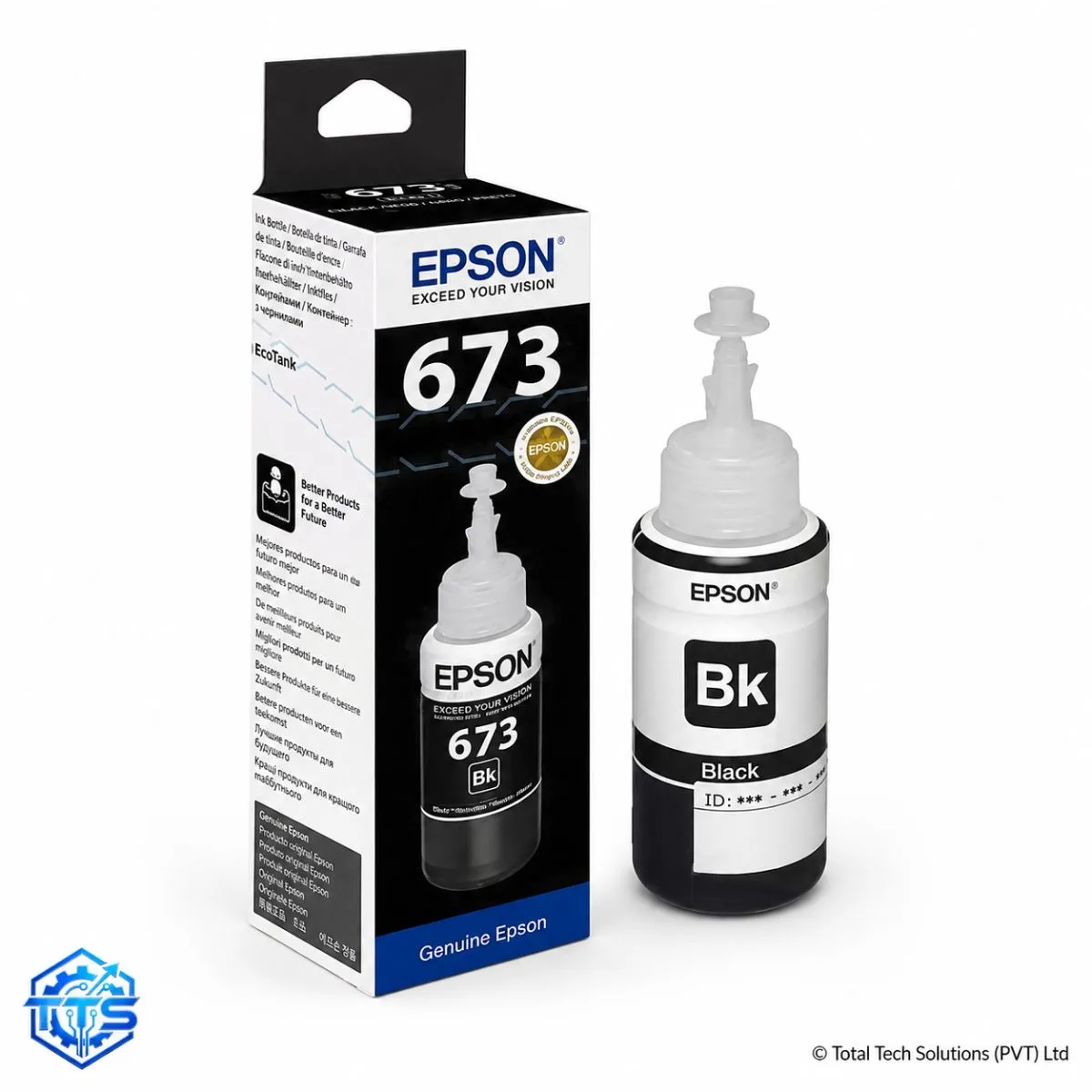 Epson T6731 Black Original Ink Bottle for L800/L805/L850/L1800