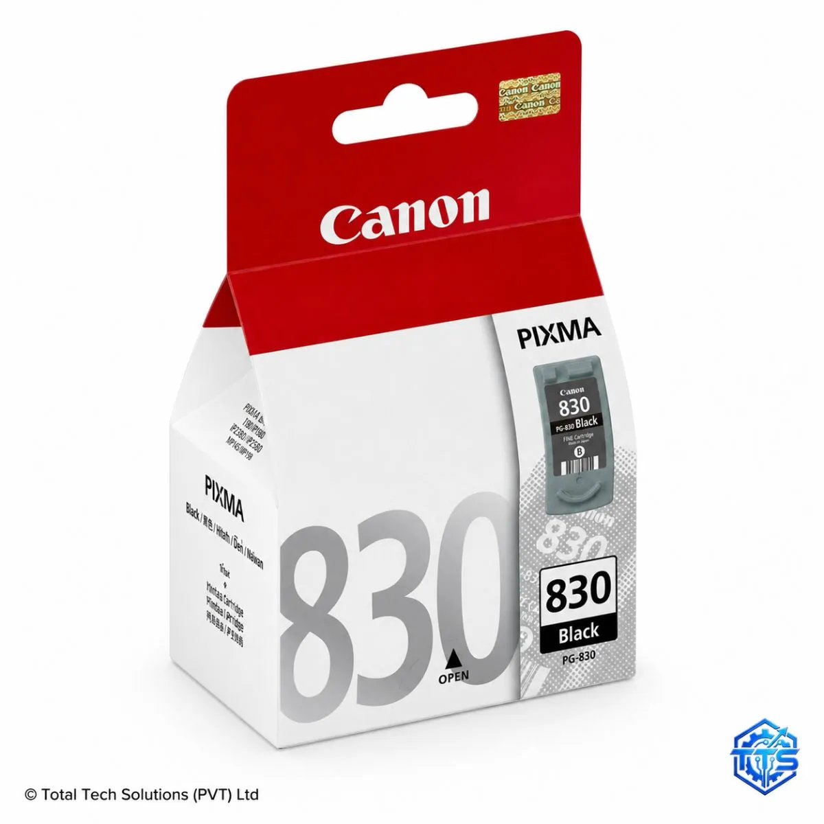 Canon PG-830 Black Original FINE Ink Cartridge, image 3