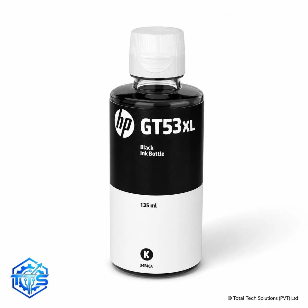 HP GT51XL / GT53XL 135-ml Black Original Ink Bottle