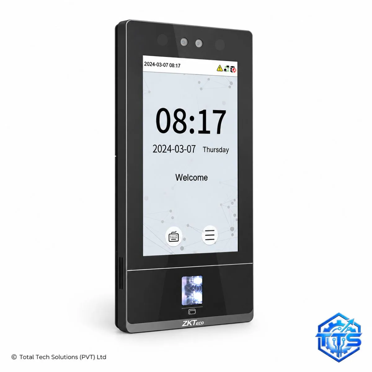 ZKTeco SenseFace 7A Face / Fingerprint / Card Access Control & Time Attendance Terminal, image 2