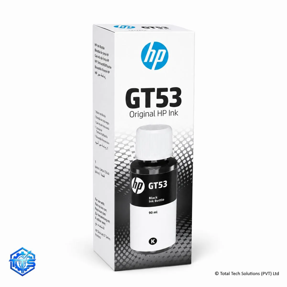 HP GT51 / GT53 Black Original Ink Bottle, image 3