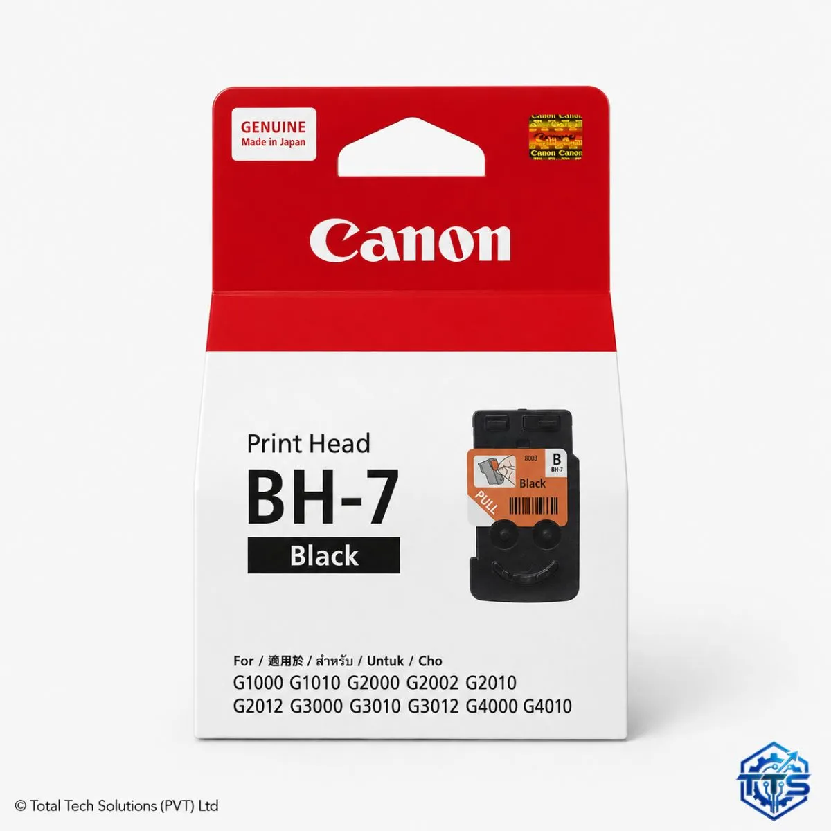 Canon BH-7 Black Print Head CA91 for PIXMA G1000 / G1010 / G2000 / G2010 / G3000 / G3010 / G4000 / G4010, image 3