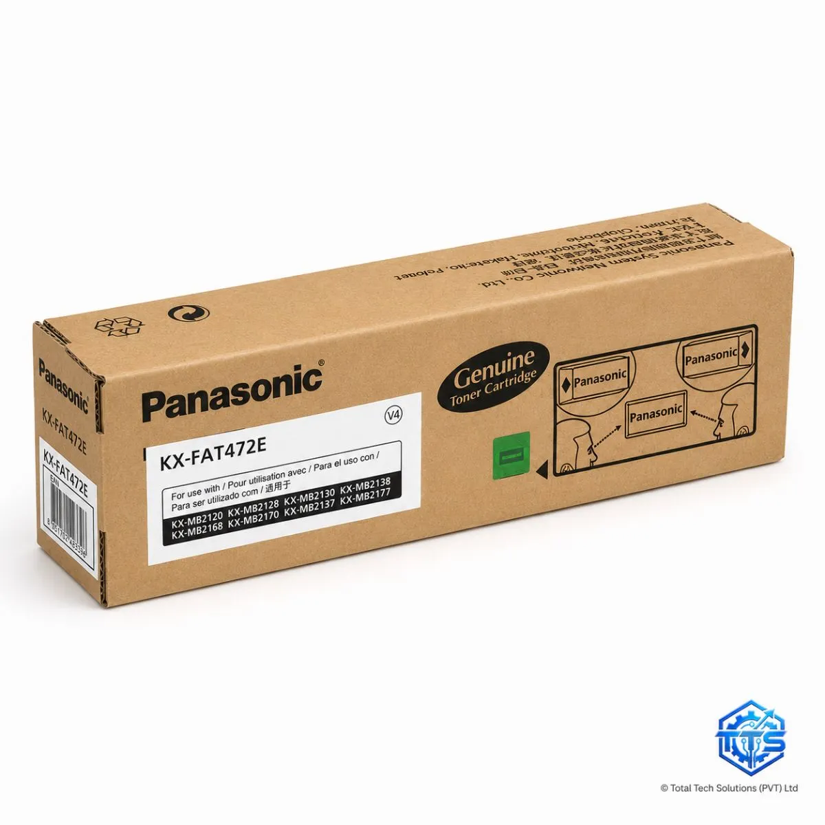 Panasonic KX-FAT472E Original Black Toner Cartridge, image 3
