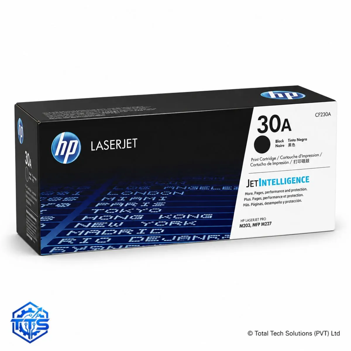 HP 30A Black Original LaserJet Toner Cartridge CF230A, image 2