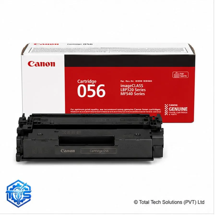 Canon 056 Black Original Toner Cartridge, 10,000 Page Yield