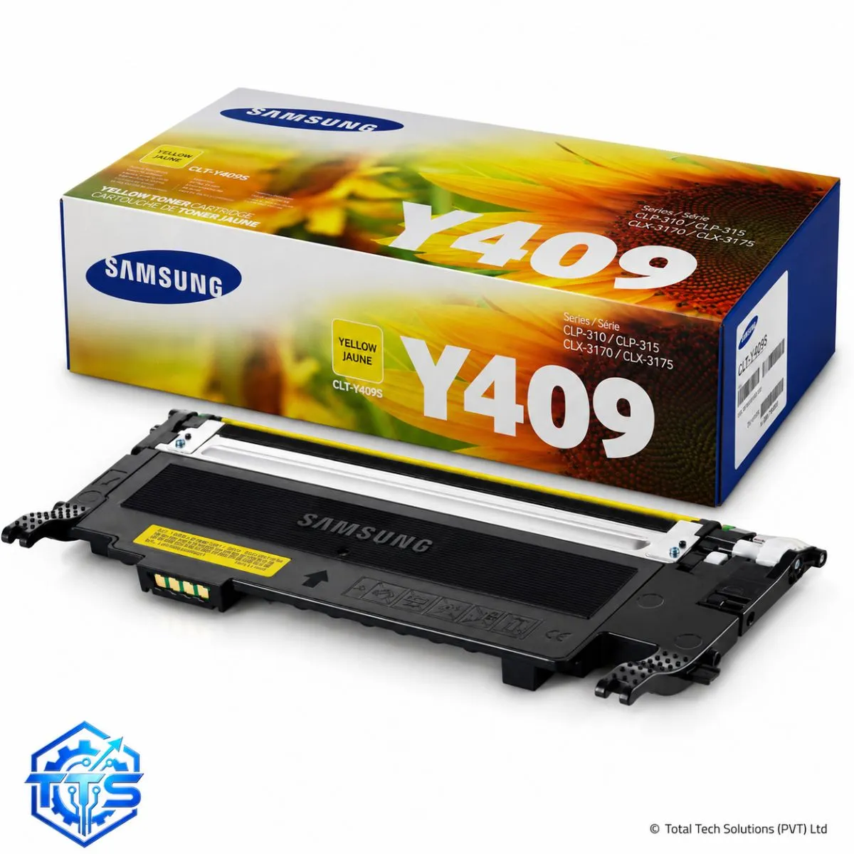 Samsung CLT-Y409S Original Yellow Toner Cartridge for CLX-3170FN/CLX-3175N/CLP-310/CLP-315