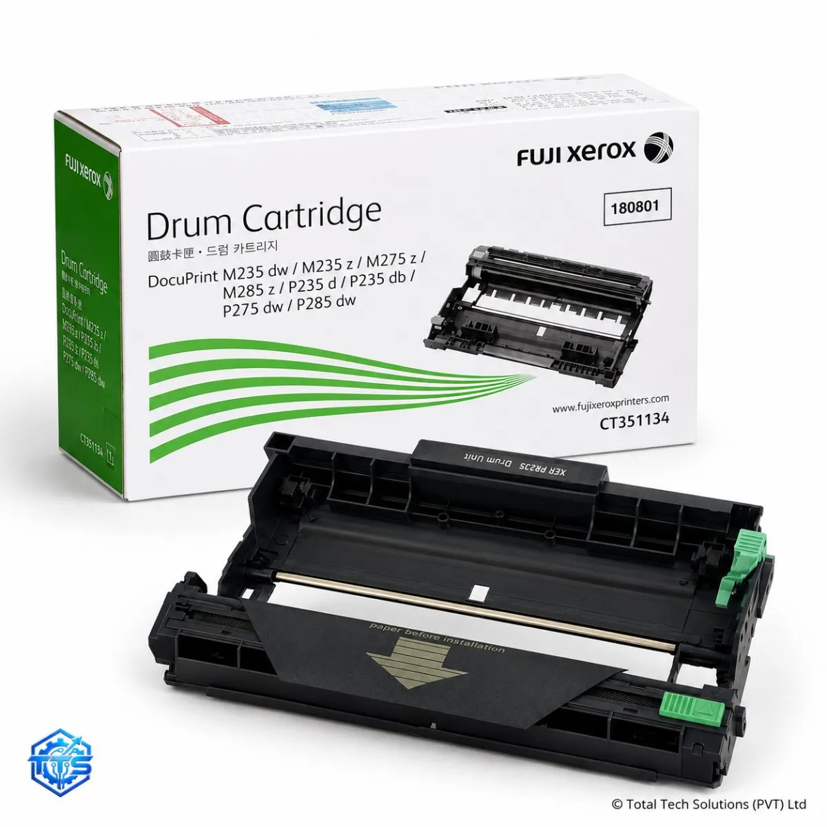 Fuji Xerox DocuPrint P235d/P235db/P275dw/P285dw/M285z Original Image Drum Cartridge, image 4