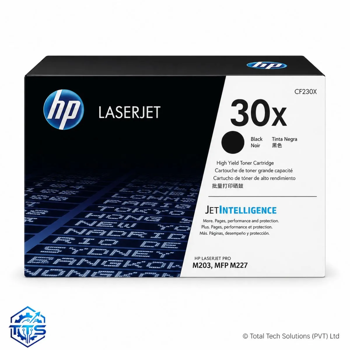 HP 30X High Yield Black Original LaserJet Toner Cartridge CF230X, image 3