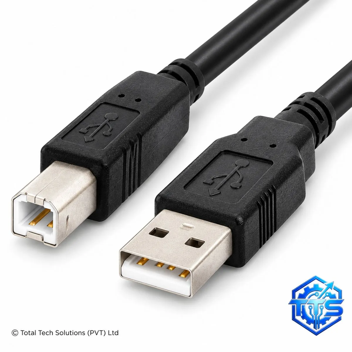 Total Tech Solutions Printer Cable USB 2.0 Type-A to Type-B – 1 Meter