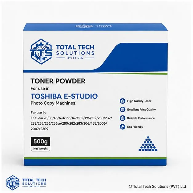 Total Tech Solutions Toshiba e-STUDIO Compatible Black Toner Powder 500g Refill Packet, image 4