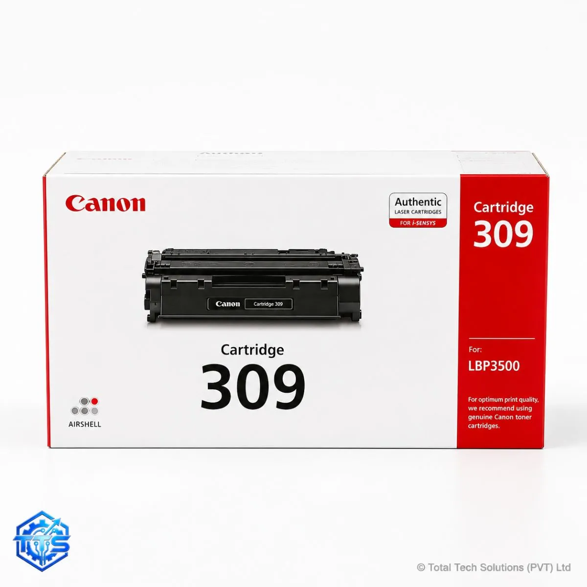 Canon Cartridge 309 Black Toner Cartridge for Laser Shot LBP3500