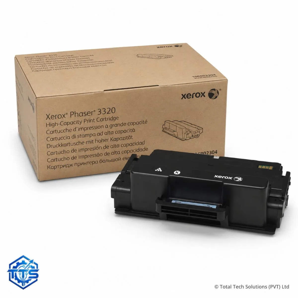 Xerox Phaser 3320 High Capacity Black Toner Cartridge, image 2
