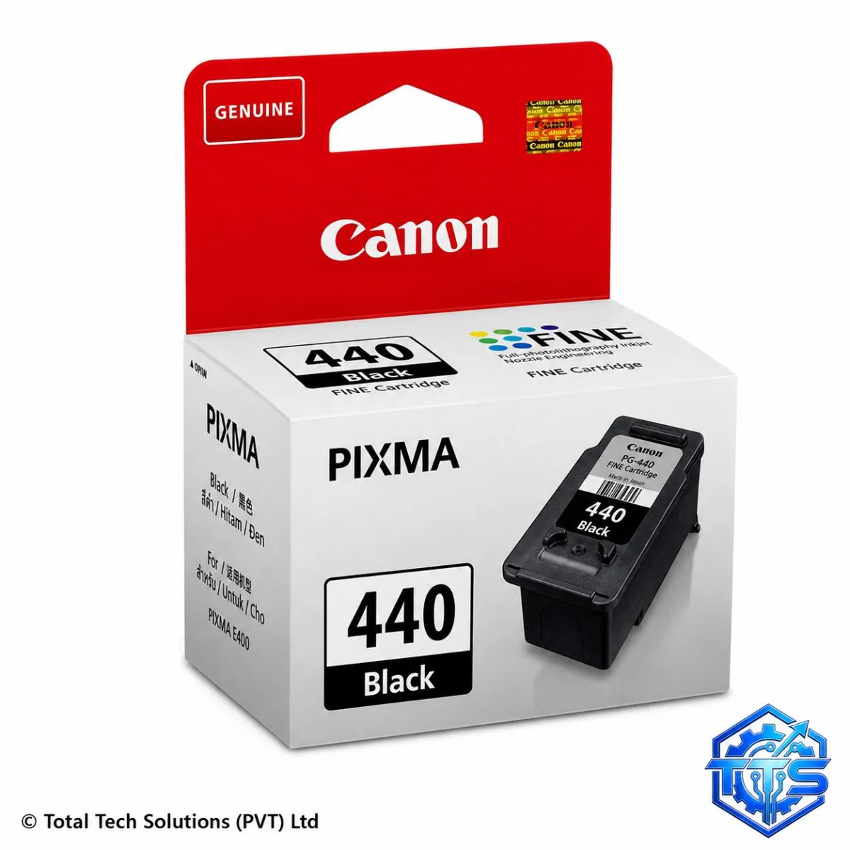 Canon PIXMA PG-440 Black Original FINE Ink Cartridge, image 2