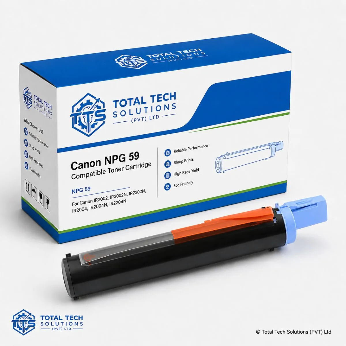 Total Tech Solutions Canon NPG-59 Compatible Black Toner Cartridge for imageRUNNER 2002 / 2002N / 2202N / 2004 / 2004N / 2204N, image 4