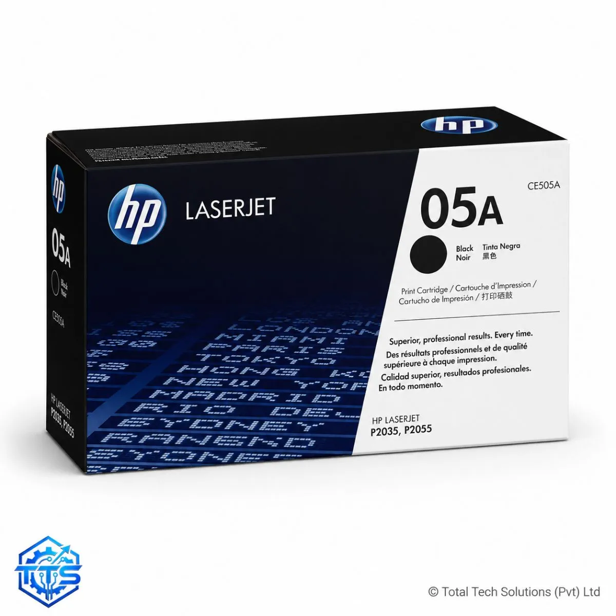 HP 05A Black Original LaserJet Toner Cartridge, image 2