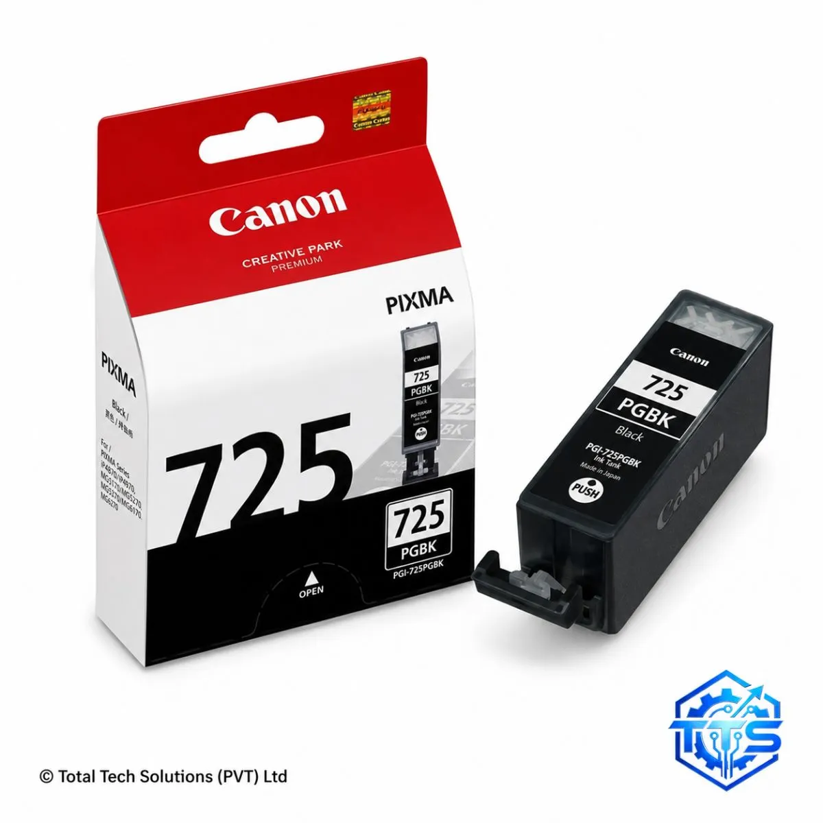 Canon PGI-725 PGBK Pigment Black Original Ink Cartridge, image 4