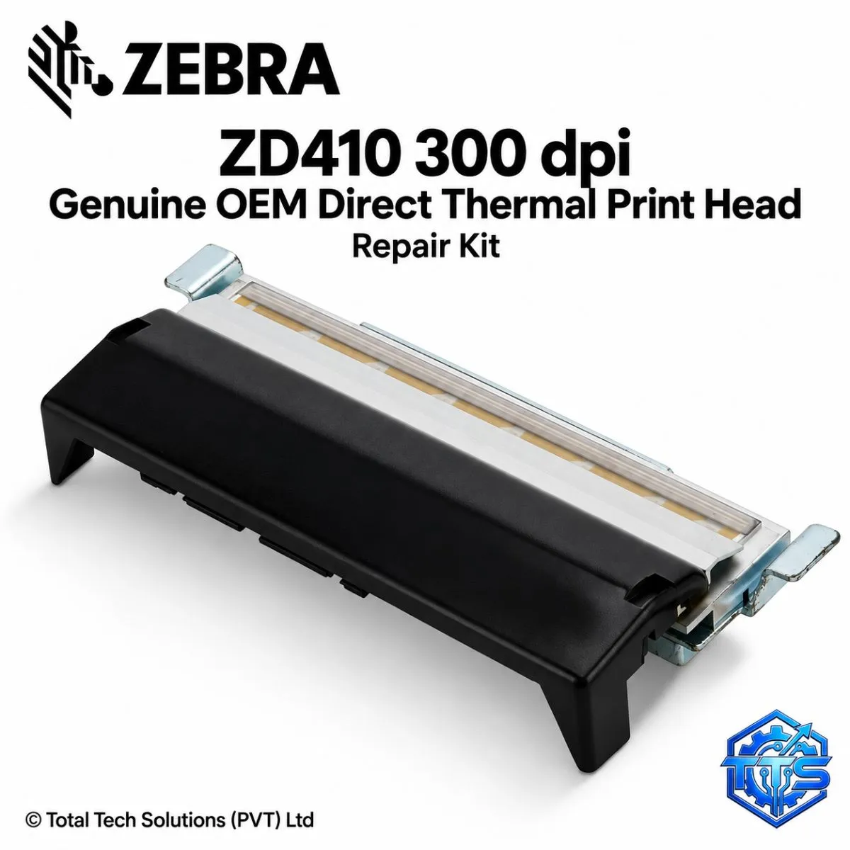 Zebra ZD410 300dpi Genuine OEM Direct Thermal Printhead Repair Kit - P1079903-011, image 4