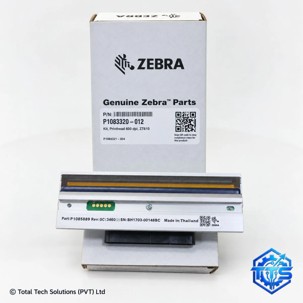 Zebra ZT610 / ZT610R 203dpi Genuine OEM Thermal Printhead Kit - P1083320-010, image 2