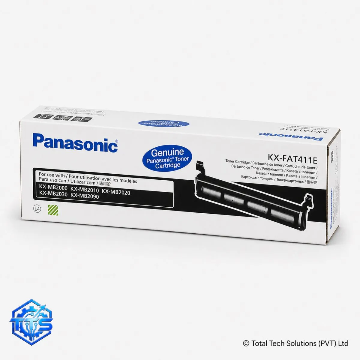 Panasonic KX-FAT411E Original Black Toner Cartridge for MB2000/MB2030/MB2090, image 3