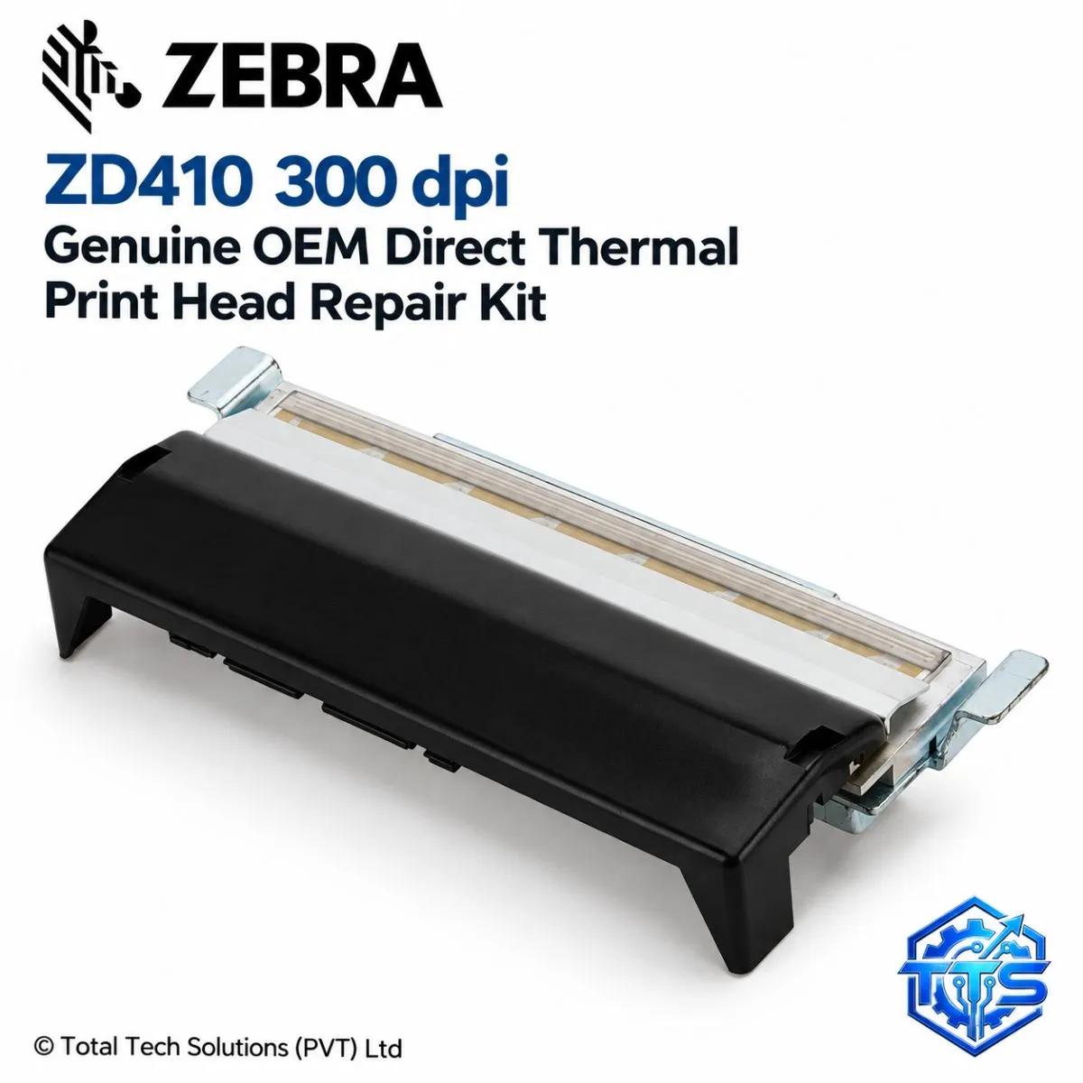 Zebra ZD410 300dpi Genuine OEM Direct Thermal Printhead Repair Kit - P1079903-011