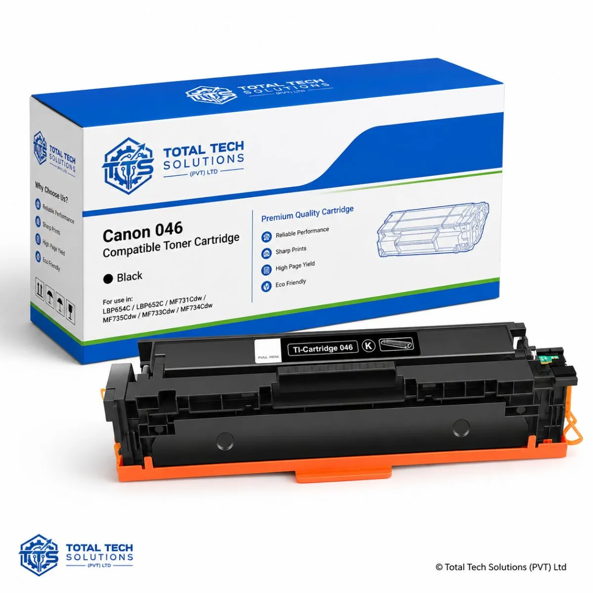 Total Tech Solutions Canon 046 Compatible Toner Cartridge