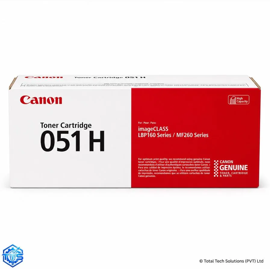 Canon 051H Black Original High-Capacity Toner Cartridge, image 3