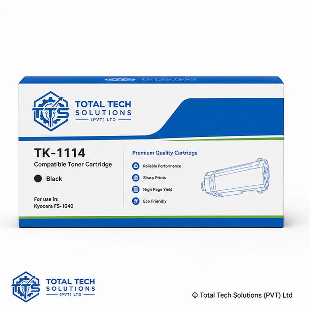 Total Tech Solutions TN-116 Compatible Black Toner Cartridge for Konica Minolta Bizhub 164/165/184/185/215, image 3