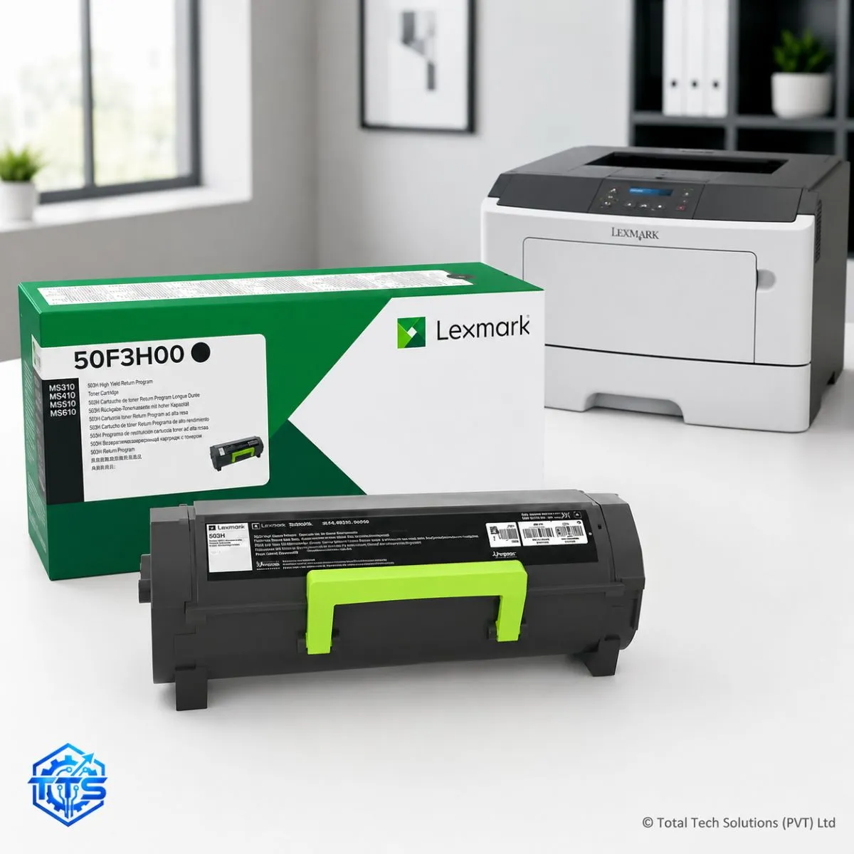 Lexmark MS310 / MS410 / MS510 / MS610 Toner Black 5000 Page 50F3H00, image 3