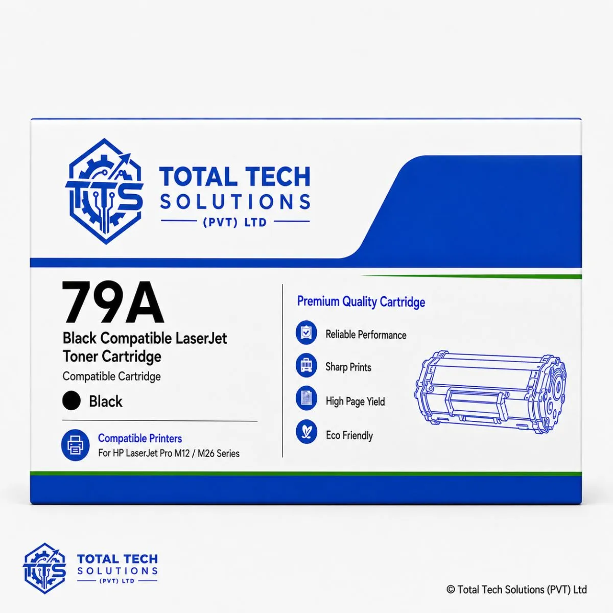 HP Compatible 79A Black Compatible LaserJet Toner Cartridge
