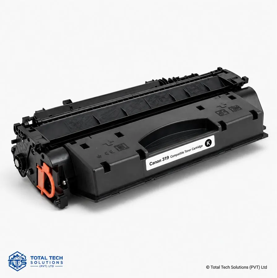 Total Tech Solutions Canon 319 Black Compatible Toner Cartridge for LBP6300/LBP6680/LBP253x, image 4