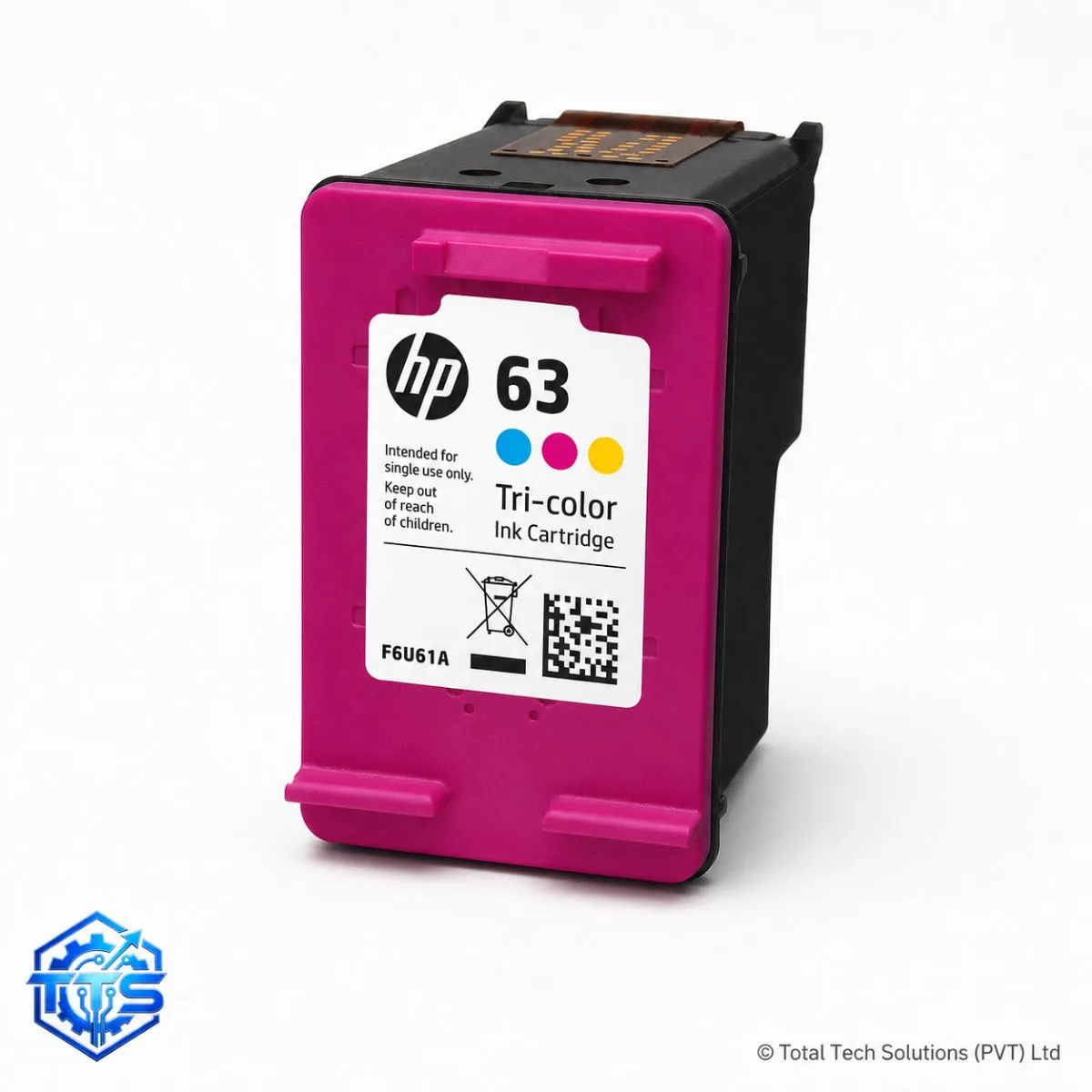 HP 63XL High Yield Tri-color Original Ink Cartridge, image 4
