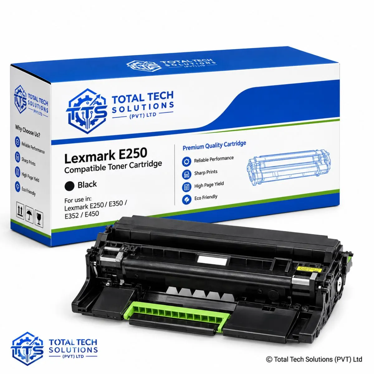 Total Tech Solutions Lexmark 50F0Z00 / 500Z Compatible Black Imaging Drum Unit, image 3