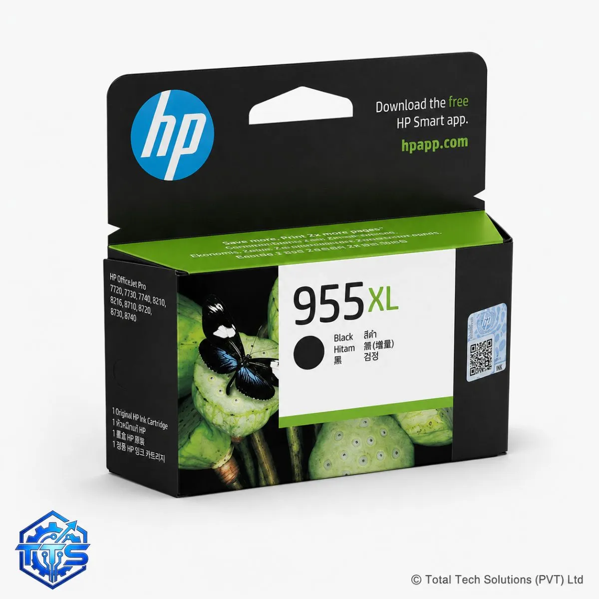 HP 955XL High Yield Original Ink Cartridge for 8210/8710/8720/7740, image 3