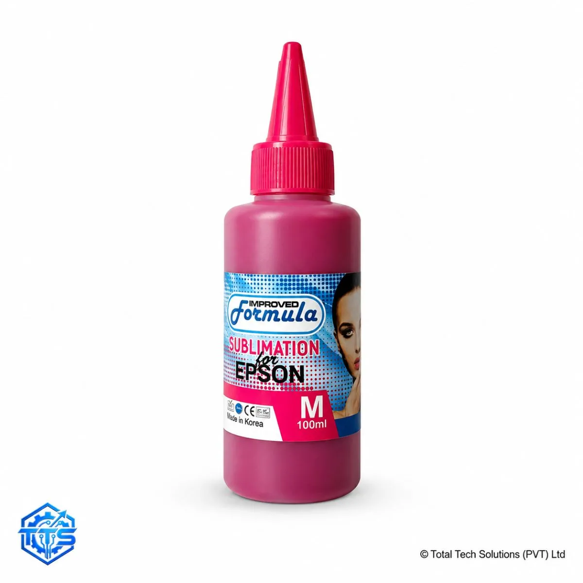 Total Tech Solutions Sublimation Ink 4 Color Set - Black, Cyan, Magenta & Yellow, image 3