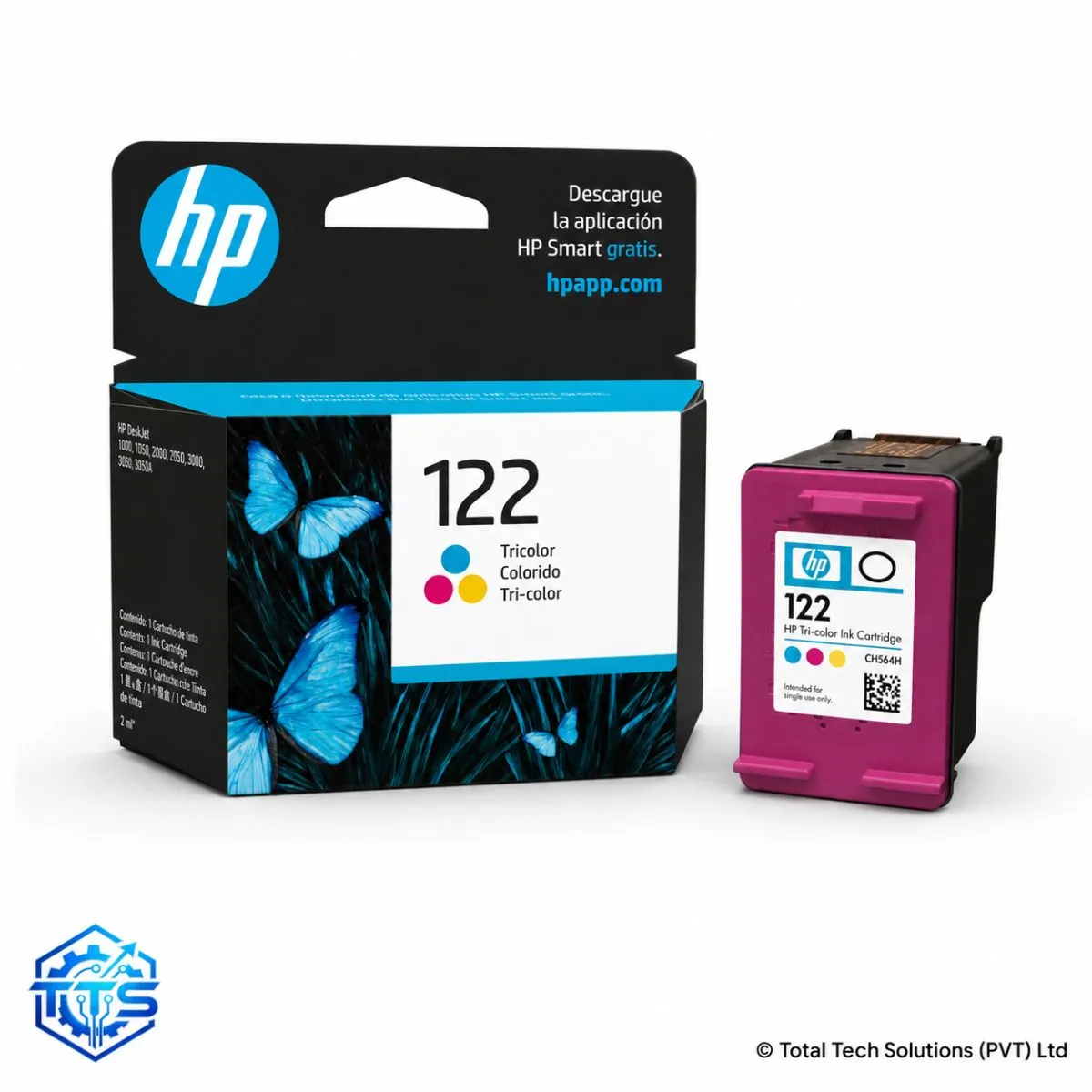 HP 122 Tri-color Original Ink Cartridge