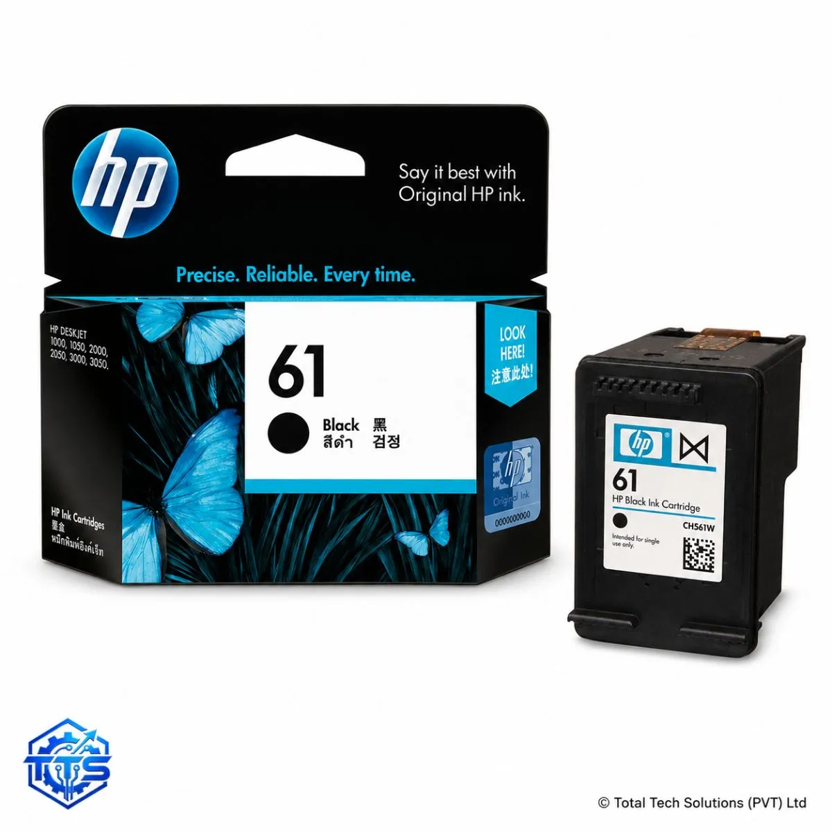 HP 61 Black Original Ink Cartridge for HP 1000/1010/1050/2050