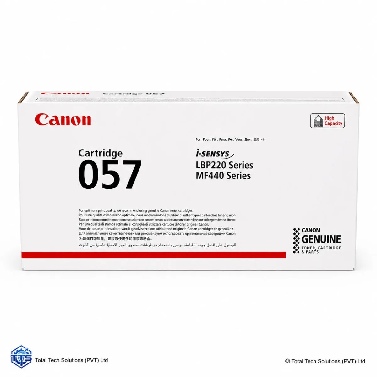 Canon 057H Black Original High Capacity Toner Cartridge
