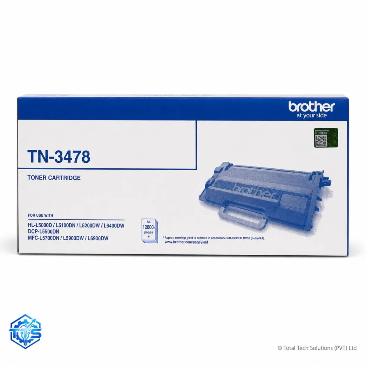 Brother TN-3478 High Capacity Black Toner Cartridge
