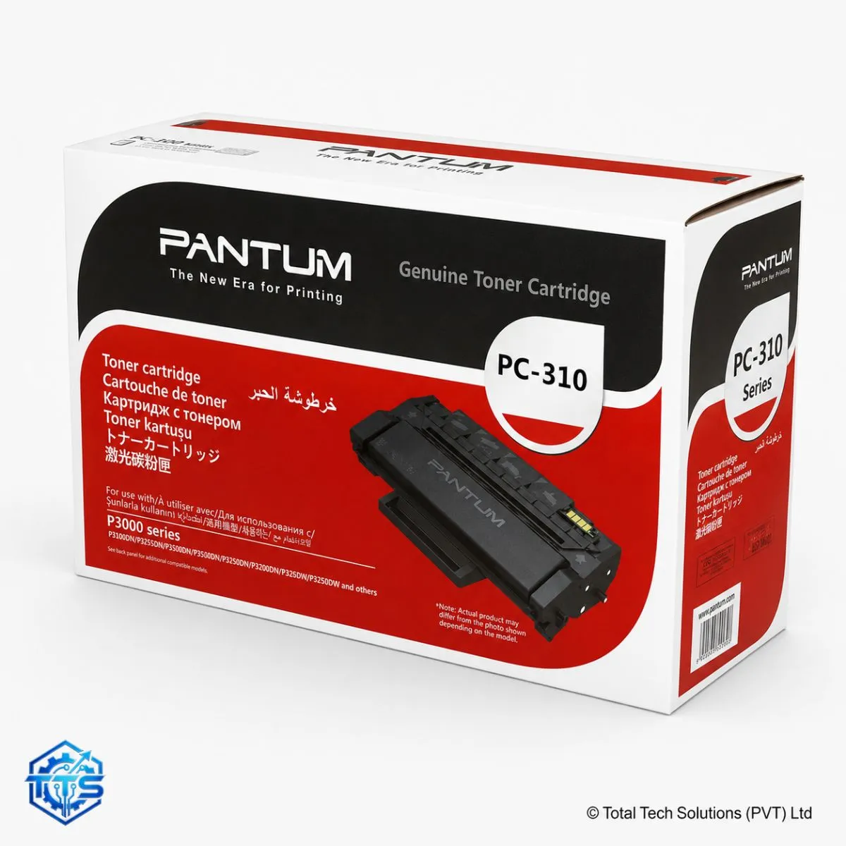 Pantum PC310 Original Black Toner Cartridge for P3100/P3255/P3500, image 3