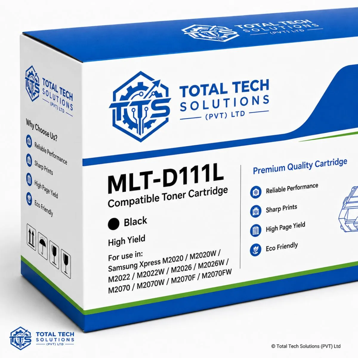 Samsung Compatible Samsung MLT-D111L Black Compatible Toner Cartridge, image 3
