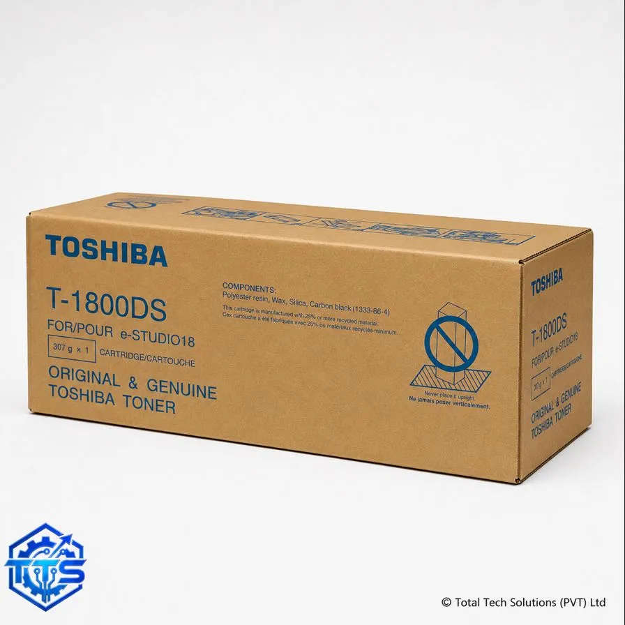 Toshiba e-STUDIO 18 Original Black Toner Cartridge T-1800DS, image 4