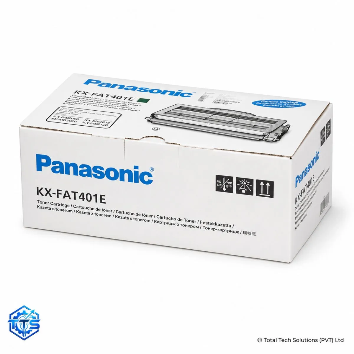 Panasonic KX-FAT401E Original Black Toner Cartridge, image 2
