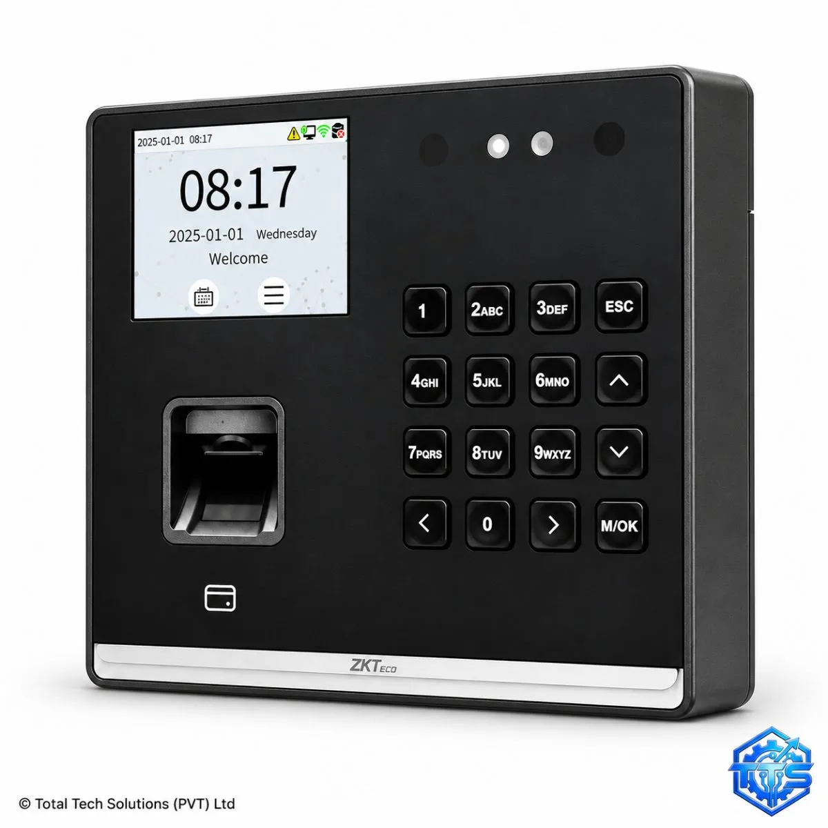 ZKTeco SenseFace M2F-LR Face / Fingerprint / Card Time Attendance & Access Control Terminal, image 2
